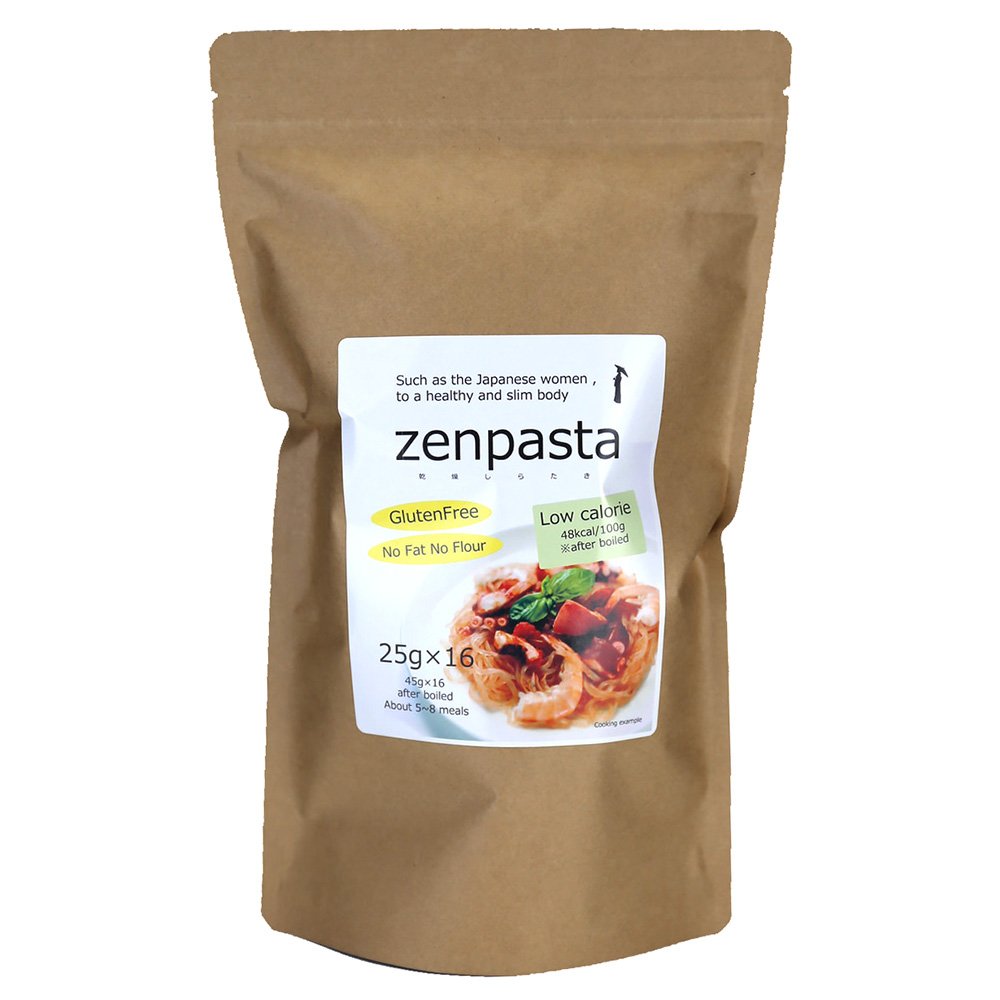 ゼンパスタ ダイエット乾燥しらたき25g×16個セット 低カロリー ヘルシー 無添加 無農薬 乾燥 糸こんにゃく ZENPASTA
