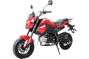 X-PRO 125cc Vader Adult Gas Motorcycle Dirt Motorcycle Street Bike(Red)