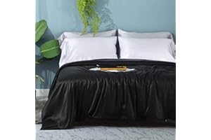 ZIMASILK 100% Mulberry Silk Duvet Cover,Both Sides 19 Momme Nature Silk Bedding Cover with Zipper Closure,Comfy &Soft,1pc Duv