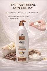 First Lady Cocoa Butter Lotion 1000ml Pump Vitamin E Ceramide Dry Skin Hydration view 6