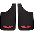Plasticolor 000545R01 GMC Logo Easy Fit Mud Guard -19 x 11 inch -Set of 2