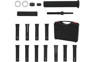 PQY 95400 in-Line Dowel Pin Puller Master Set Efficient Dowel Pin Puller Tool with SAE and Metric Collets