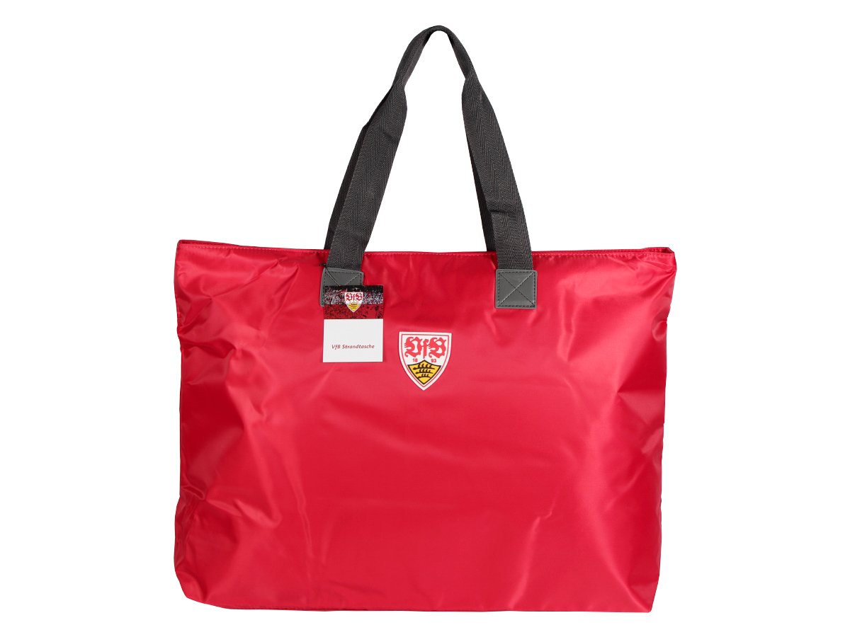 MarkenMerch VfB Stuttgart Beach Bag 62 cm Red with Logo