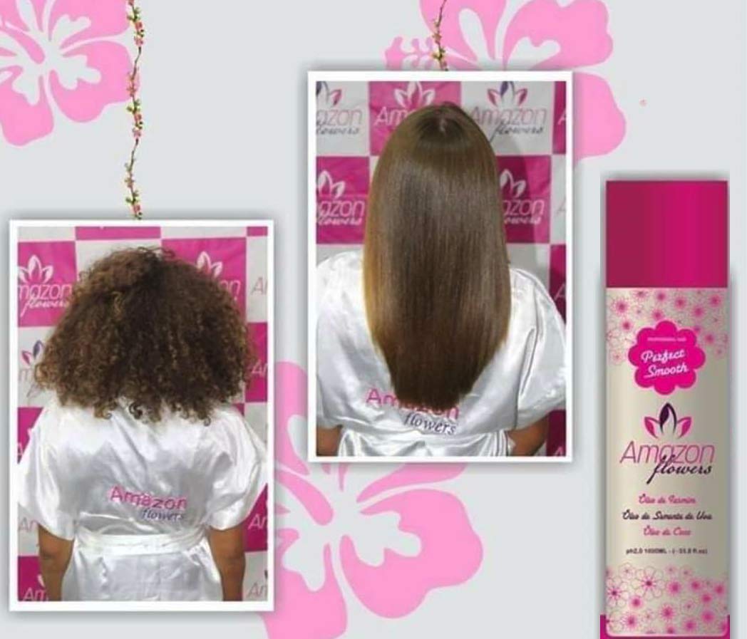 AMAZON FLOWERS PERFECT SMOOTH Brazilian Hair Straightening PROTEIN
