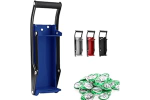 Can Crusher,Suitable for 12oz and 16oz aluminum cans, soda cans,beer cans, etc.,Efficient recycling tool (blue)