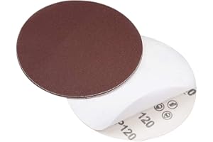 uxcell 6-inch PSA Sanding Discs, 120 Grits Self Stick Adhesive Back Aluminum Oxide Sandpaper 5pcs