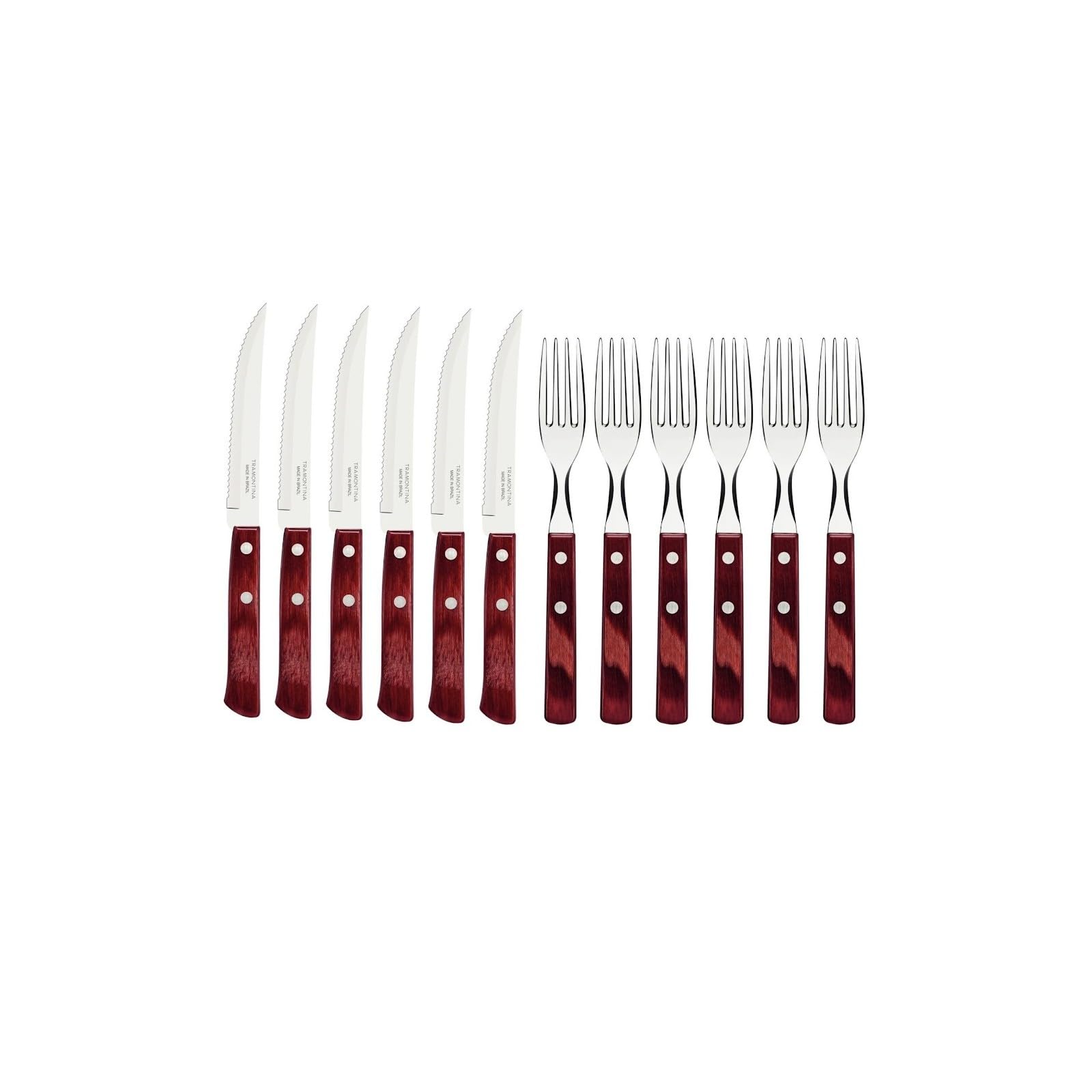 Tramontina 29899/219 Barbecue Set - Red (12-Piece) Multi Colour