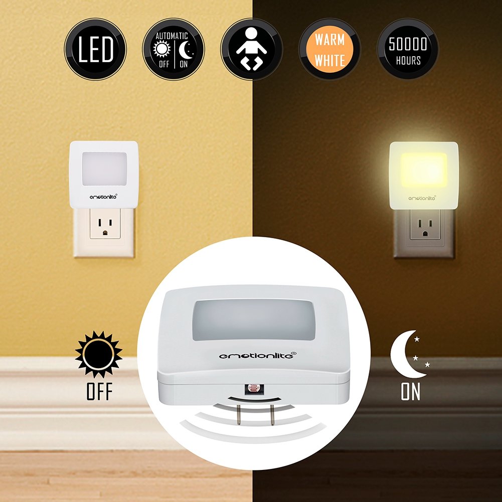 Emotionlite Night Light PlugIn, UL Listed LED Nightlight, Dusk to Dawn Sensor, 604007623059 eBay