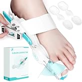 Kutain Upgraded Bunion Corrector for Women &amp; Men, Big Toe Spacers(1PCS) | Orthopedic Bunion Corrector with Non Slip Toe Separators, Adjustable Bunion Splint Suitable for Left/Right Feet Bunion Relief