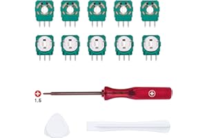 Mcbazel 10Pcs 2K3 Ohm Potentiometer Replacement for PS5 Controller, Trimmer Potentiometer Sensor Module Sensor + Joystick Rep