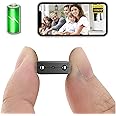 Smallest Wireless WiFi Camera With Battery,1.5 Hours Battery Time,HD1080P Baby Monitor Camera,Portable HDVdeo Camera with Night Vision,Motion Detection,Cloud Storage for Security with iOS Android APP
