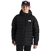 THE NORTH FACE Boys Reversible Perrito Hooded Jacket | Waterproof Winter Puffer Coat, Lightweight Outerwear for Travel