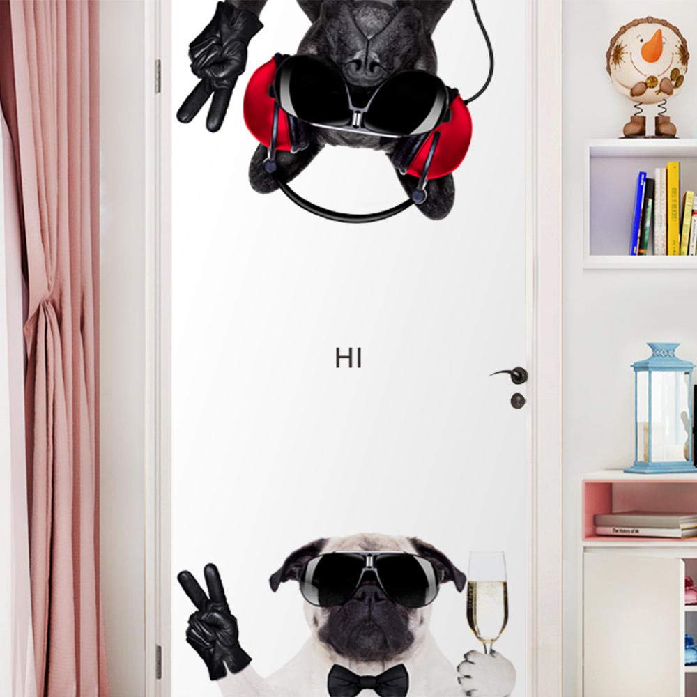 Pegatinas de puerta Armario Renovación Imán de nevera Pegatinas de ...