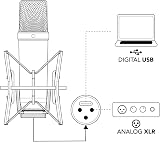 RØDE NT1 5th Gen Large-Diaphragm USB/XLR Studio Condenser Microphone view 10