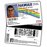 McLovin ID Driver License Superbad/Prank Items/Fake ID License/Double Sided/Great Complement for Costumes/Professional Quality: Funny Car Accesories/Funny Things