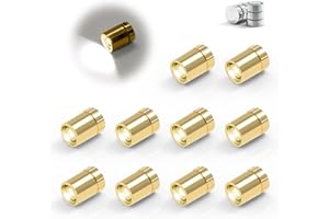 SUZEYAR 10 Pack Small Spotlight Battery Operated LED Lights, Warm White LED Wireless Miniature Spot Light for Artwork Painting,Jewelry Showcase Display,Closet,DIY Hand Craft (Cool White)
