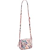 Vera Bradley Womens Cotton Mini Evie Crossbody Purse