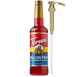 Torani Dragon Fruit Syrup for Drinks, Flavoring for