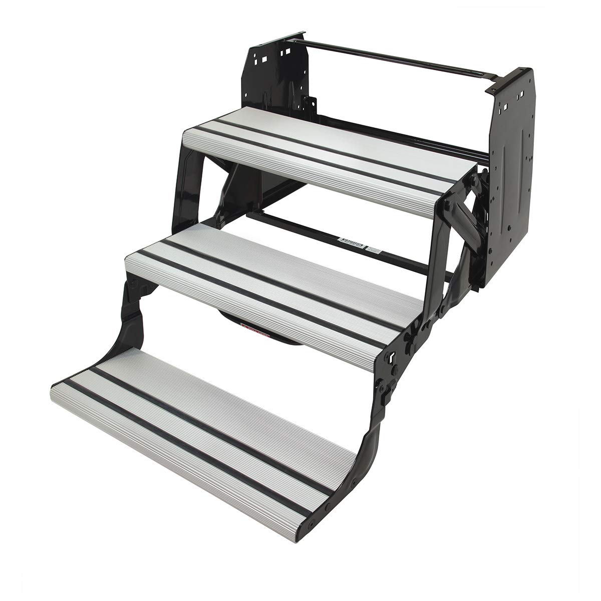 Photo 1 of Lippert Components 432696 Alumi-Tread Triple Manual Step , Black