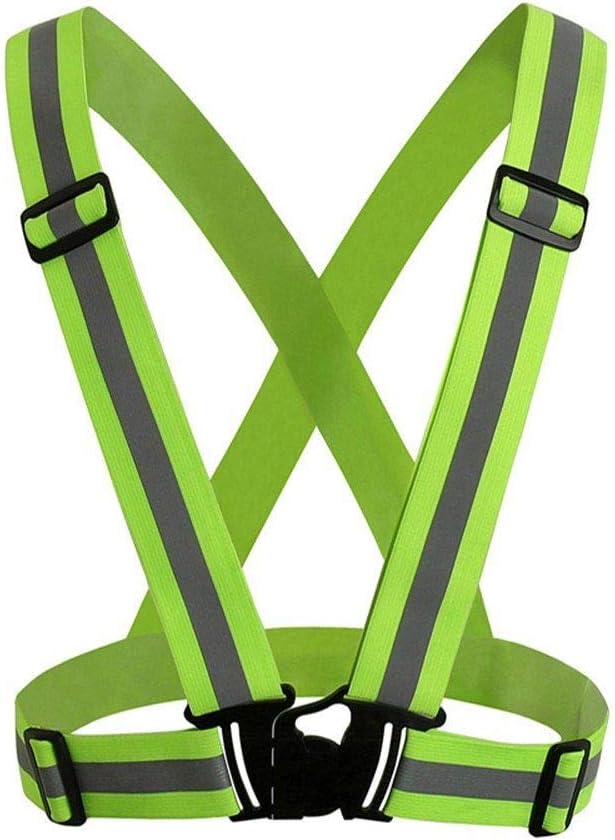 Worktex Safety High Visibility Sport/Work Safety Vest and Sleeves, Green, Size Adult S M L