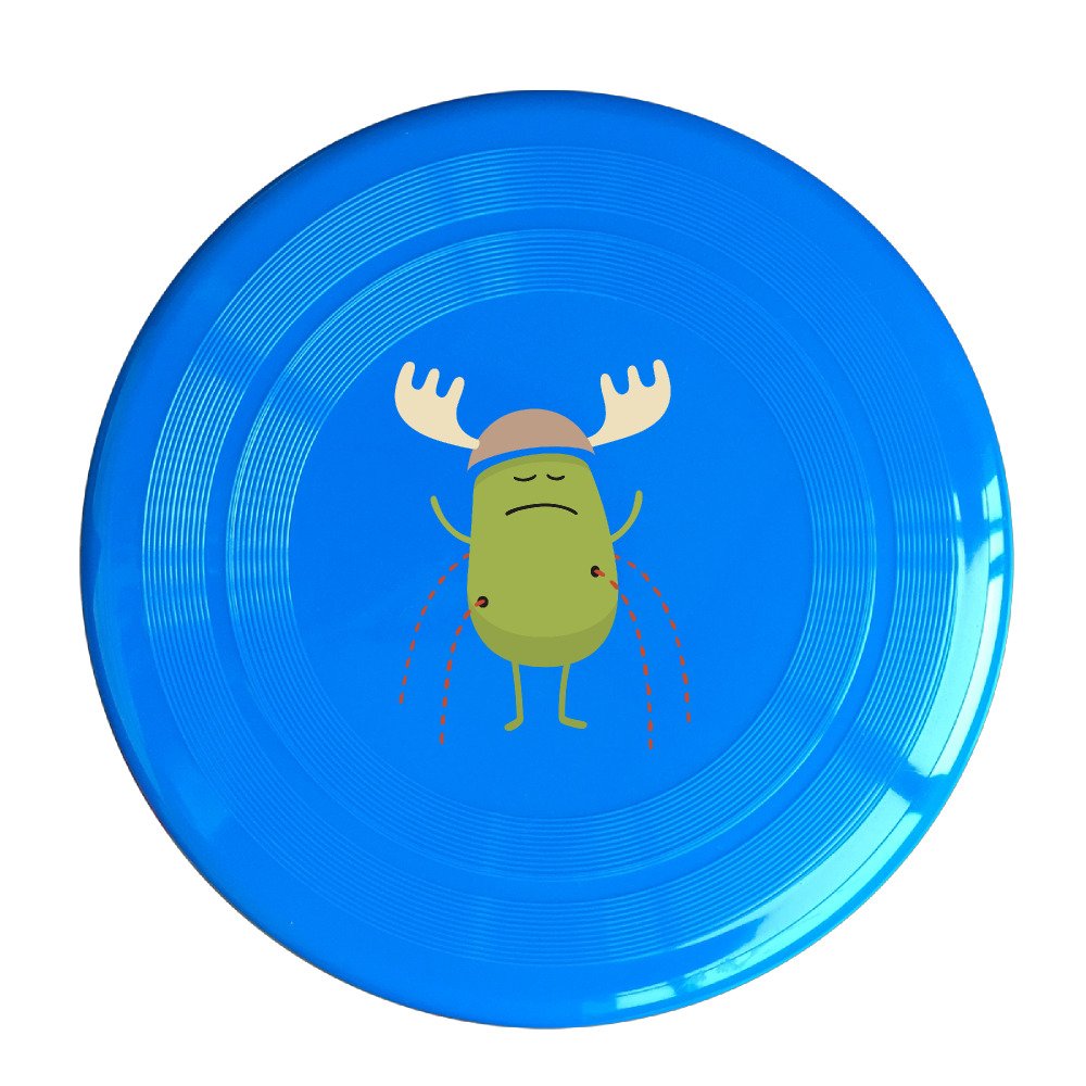 Discovery Wild Dumb Ways To Die Plastic Sportdisc Flying Disc - Frisbee Like Toy For Outdoor Game Play - Sports For All Ages - Party Fun - Yellow