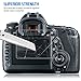 AFUNTA Screen Protectors for Canon EOS 5D MK IV Mark 4, 2 Packs Anti-Scratch Tempered Glass Protective Films for DSLR Digital Camera