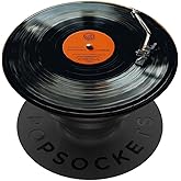 Vinyl Record Player Vinyl Collector Retro Music Lover PopSockets Adhesive PopGrip