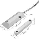 PATIKIL Garage Door Magnetic Contact Switch NC Wired Reed Sensor w/ Bracket view 2