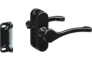 National Hardware N262-204 V1320 Lever Latches in Black, 1-3/4"