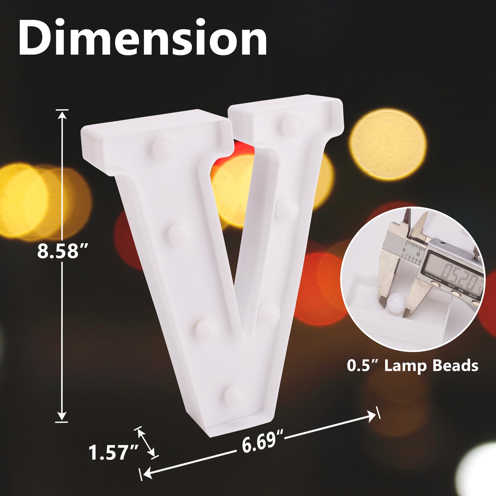 TRONSBOO LED Marquee Sign Light Up