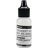 Ranger Pigment Ink 0.5 oz. reinker Bottle Glacier White