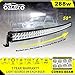 Solidex 288w 50inch Off Road Curved Combo Led Light Bar 2pcs 18w Spot Light Bar Free Two Wiring Harness