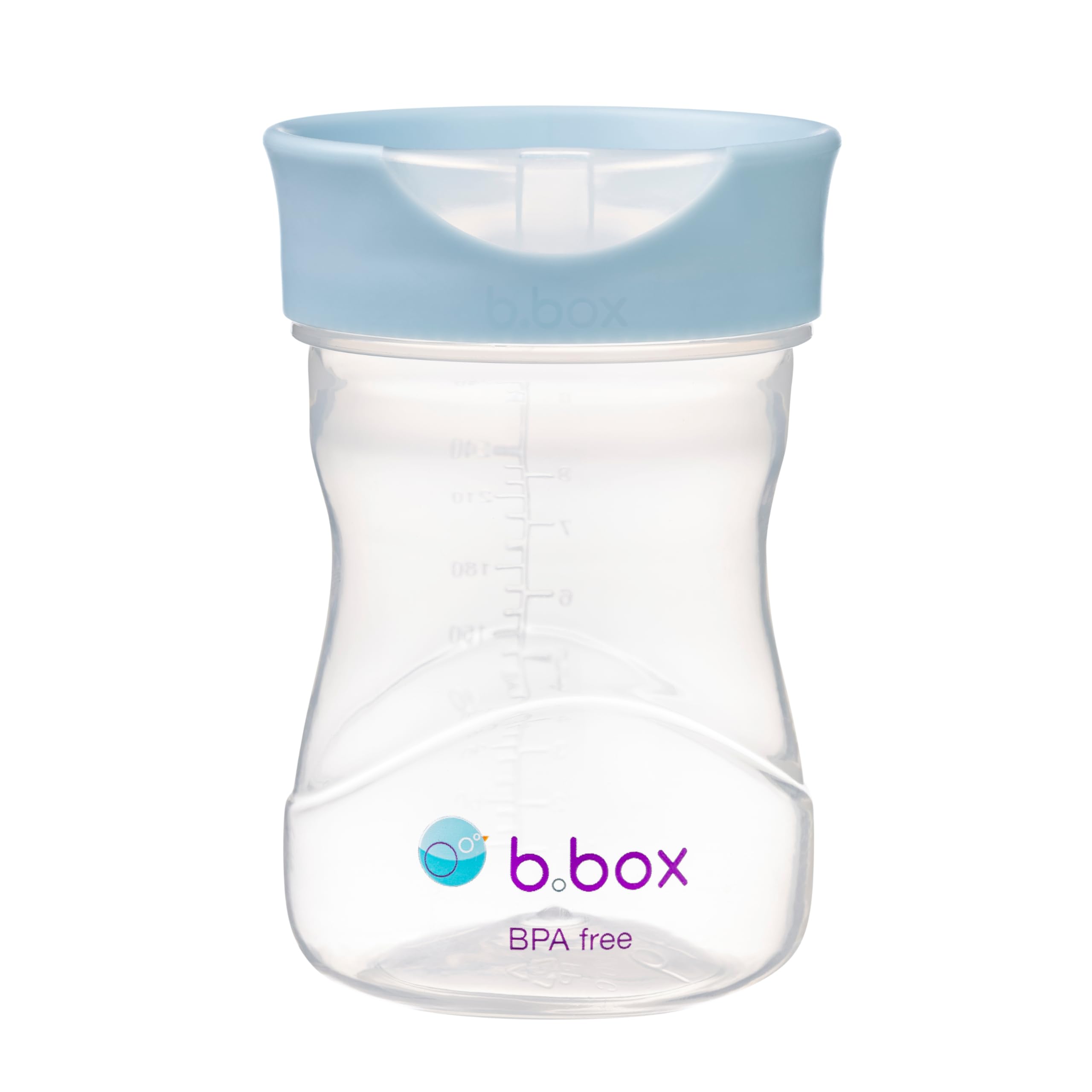 Photo 1 of b.box Toddler Training Cup: Free Flow Opening, Great Transition from Sippy to Big Kid Cup. BPA Free, Dishwasher safe. Ages 12+ months (Lullaby Blue, 8oz)