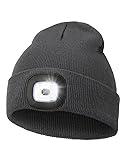 MELASA Unisex LED Beanie with The Light, USB