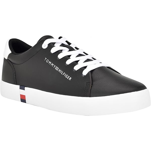 Amazon.com | Tommy Hilfiger Men's Vulcanized Sneaker, Grey Antique
