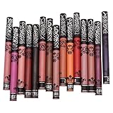 Spdoo 15Pcs Long Lasting Waterproof Matte Liquid Lipstick Pen Lip Gloss Set