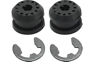 Newnessai 68078974AA 2 Pcs Transfer Case Shifter Linkage Lever Bushing with 2 Pcs E-Clip, Replacement for Dodge Ram 1500 2500