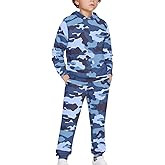 doginthehole Boys Hoodie Pant Set Graphic Hooded Sweatshirt Sweatpant Suit 2 Piece Clothing Set for 5-12 Years
