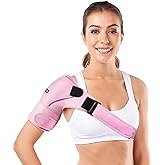 Shoulder Brace for Women and Men Recovery Shoulder. Adjustable Shoulder Support for Rotator Cuff, AC Joint Pain Relief, Shoulder Injuries. Perfect Fit Shoulder Compression Sleeve (One Size Regular)