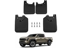 Norand Mud Flaps for Tacoma 2024 2025 Mud Guards Splash Guards Tire Protector Mudguard Accessories Front & Rear 4pcs Set