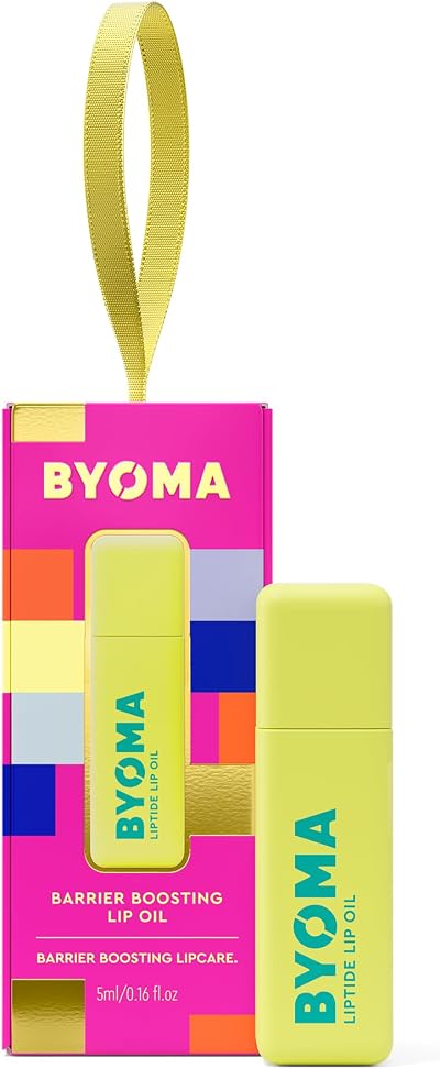 BYOMA Liptide Lip Oil Bauble 5ml Ceramide Peptide Avocado Oil Vegan