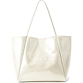 KALIDI PVC Tote Women Weekender Bag Large Shopper Handbag Oversize Shoulder Travel Purse