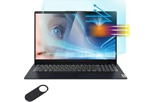 MUBUY-GOL Anti Blue Light Screen Protector for 15.6" Lenovo IdeaPad 3/IdeaPad 3i/IdeaPad 5/IdeaPad 5i/IdeaPad 1 1i, Yoga 7 7i 15.6, Flex 5 15.6, Legion 5 15.6, Thinkpad 15.5 Eye Protection UV Glare Filter Flim