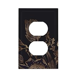 ShinyLuck Boho Line Flowers 1 Gang Electrical