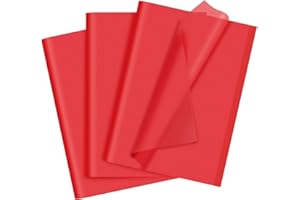 SADAUNBE 80 Sheets Red Tissue Paper Bulk for Gift Bags 14 X 20 Inches for Packaging Art Crafts DIY Birthday Wedding Christmas Valentine's Day