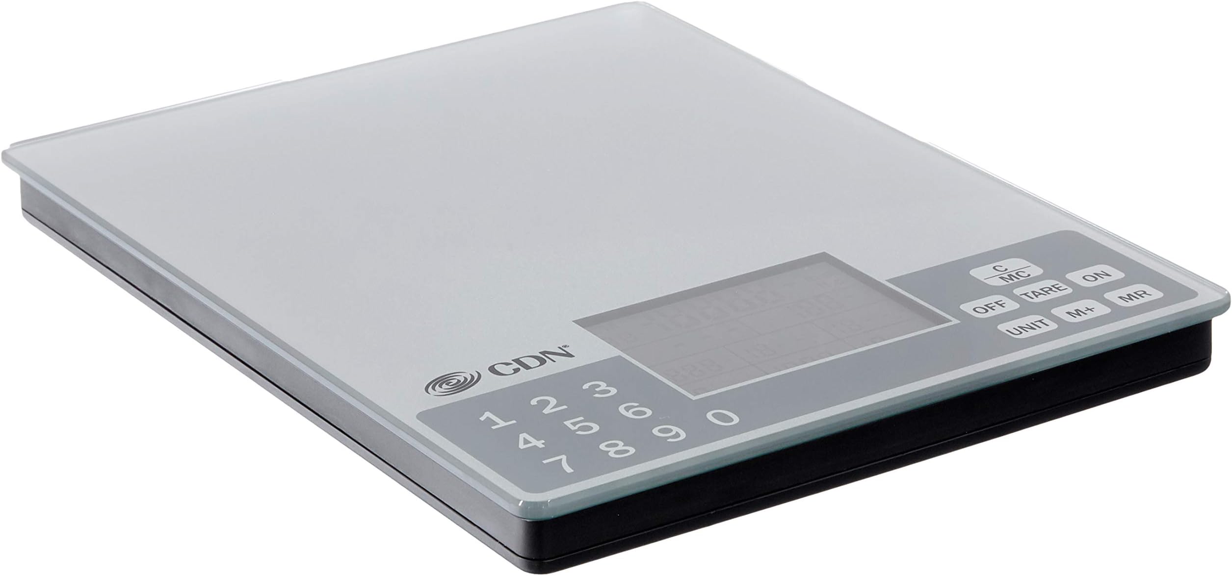 CDN SD1106 ProAccurate Digital nutrition Portion Control Scale, 11 Lb/5 kg-Silver, Silver