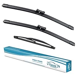 VTOGOI Wiper Blades With Rear Wiper Blades Set For