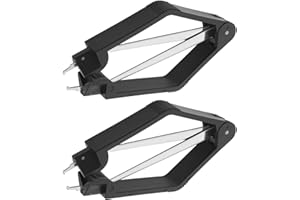 YINETTECH 2PCS Stainless Steel IC Extractor IC Chip Puller Chip Extraction Tool PLCC Extractor Removal Puller Tool Chip Sprin