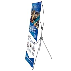 T-SIGN Reinforced Block Adjustable Tripod X Banner