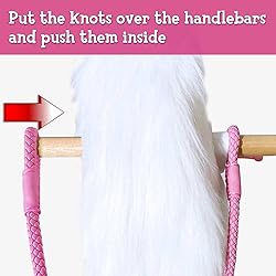 PonyCycle Ride on Horse Riding Unicorn Pink Reins
